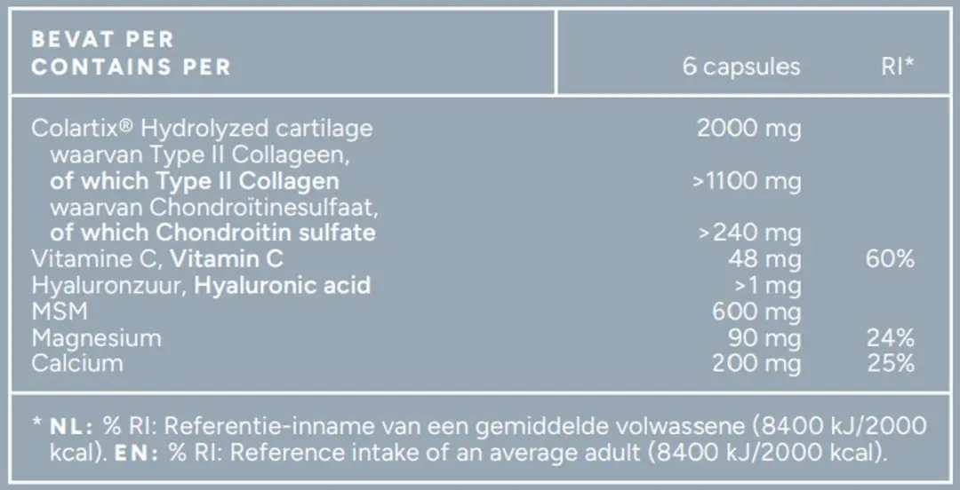 Mattisson Collageen Blend Peptan Type II 180 Capsules