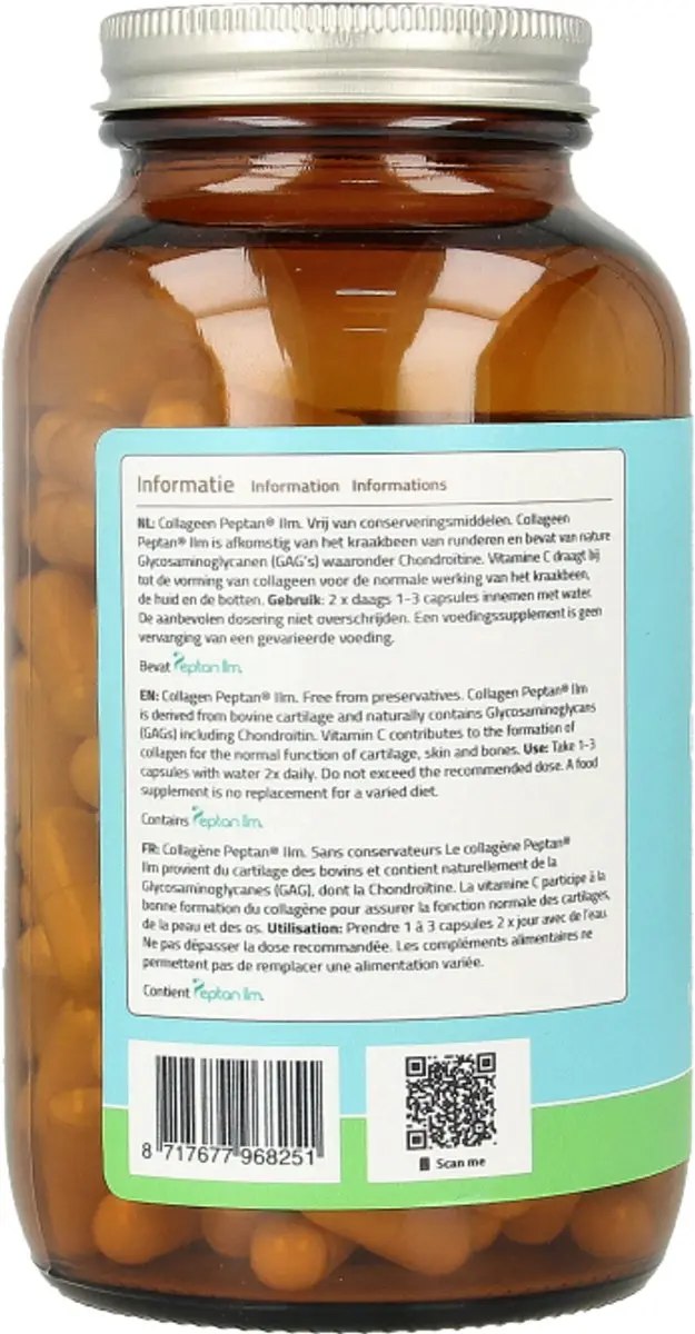 Mattisson Collageen Blend Peptan Type II 180 Capsules