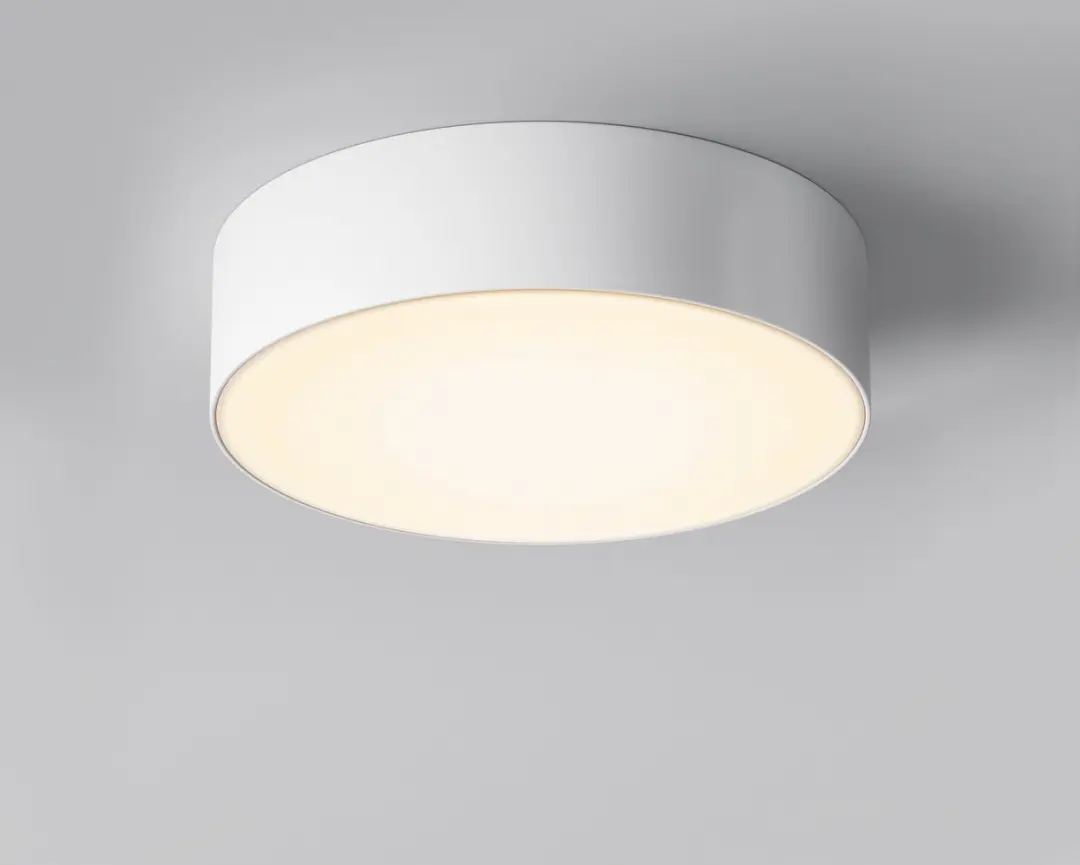 Maytoni Outdoor Zon IP Plafondlamp - Wit Ø22cm