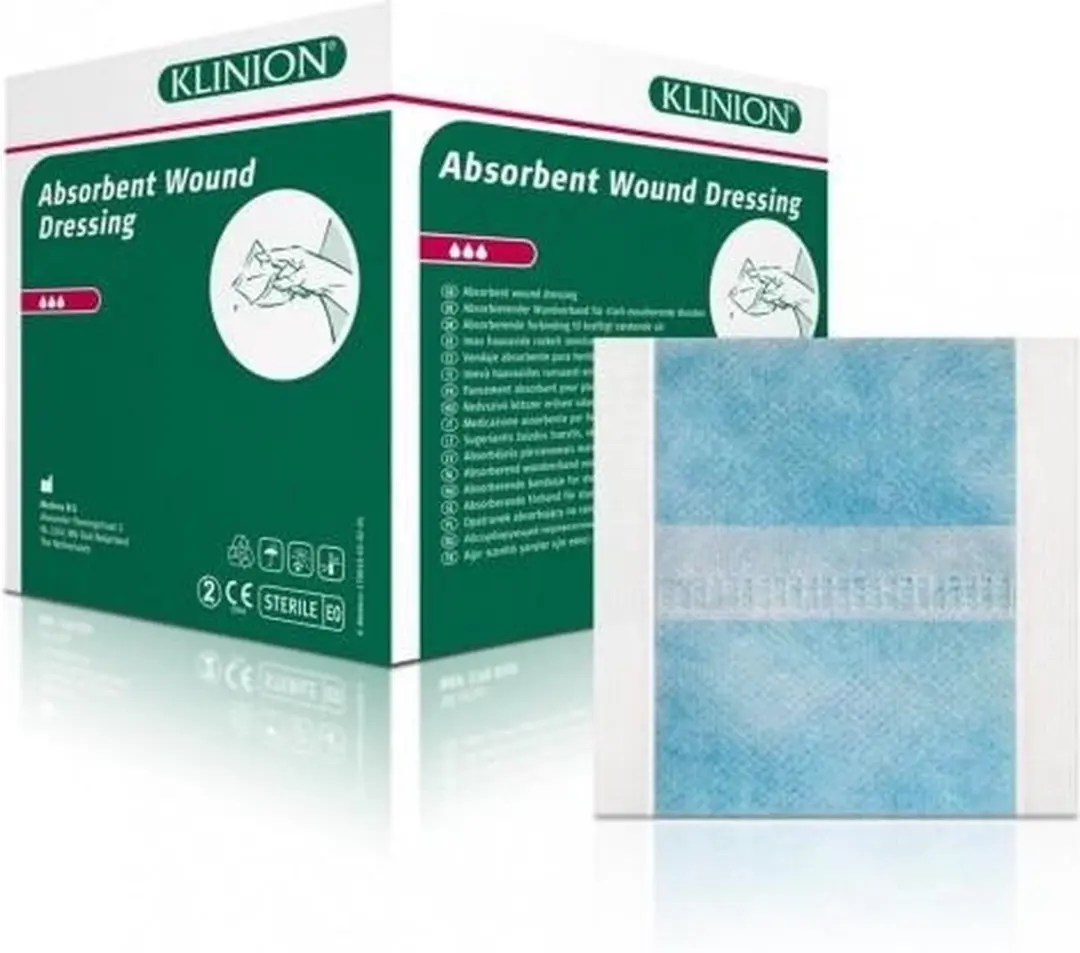Klinion Absorberend Wondverband 20x20cm