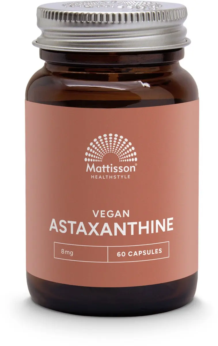 Mattisson Vegan Astaxanthine 8mg Nataxtin 60 Capsules