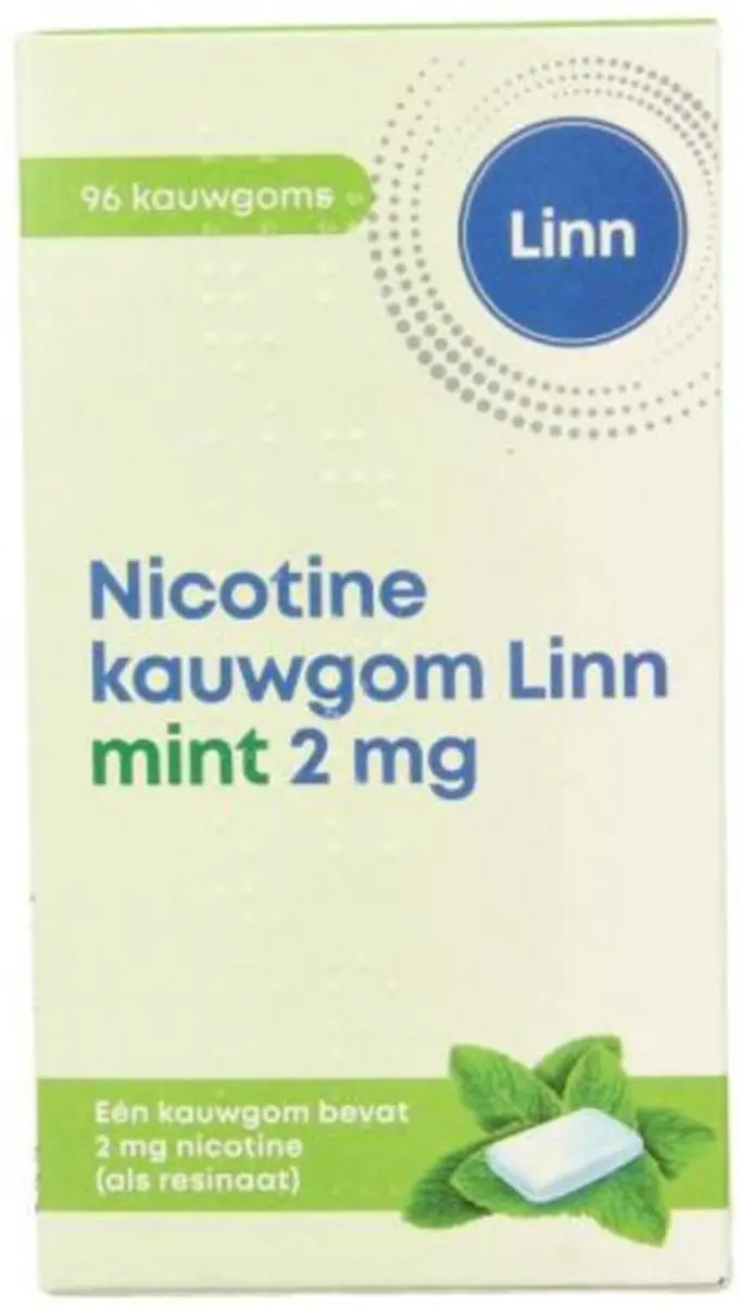 Linn Nicotine Kauwgom Mint 2mg