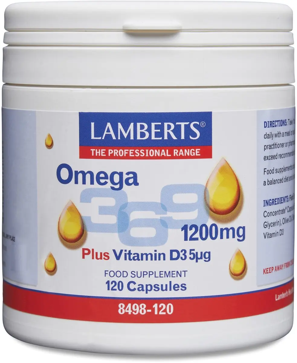 Lamberts Visolie Omega 3-6-9 120 Capsules