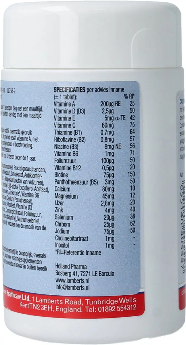 Lamberts Multi Guard For Kids Multivitamine - 100 Tabletten