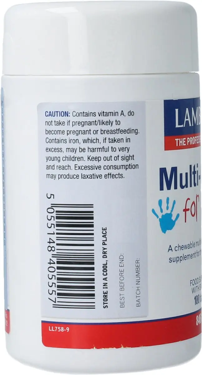 Lamberts Multi Guard For Kids Multivitamine - 100 Tabletten