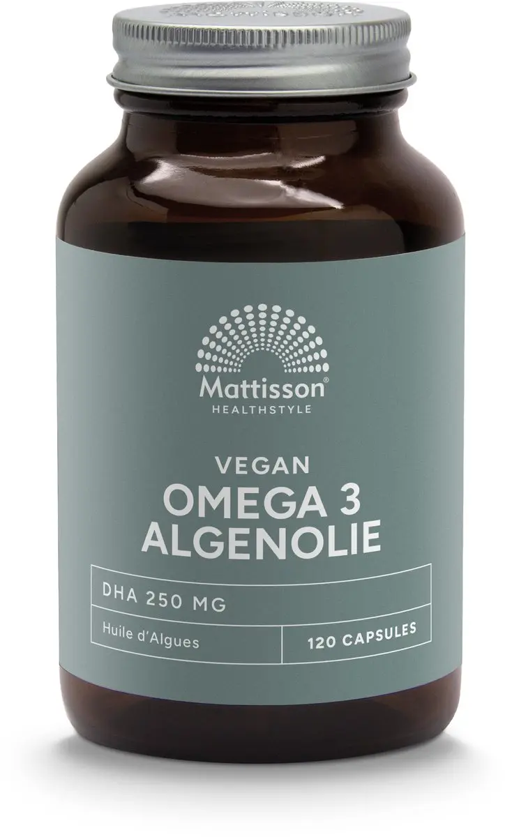 Mattisson Vegan Algenolie Omega 3 DHA 260mg - 120 Capsules