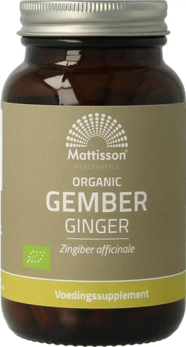 Mattisson Biologische Gember Capsules 270mg - 120 Stuks