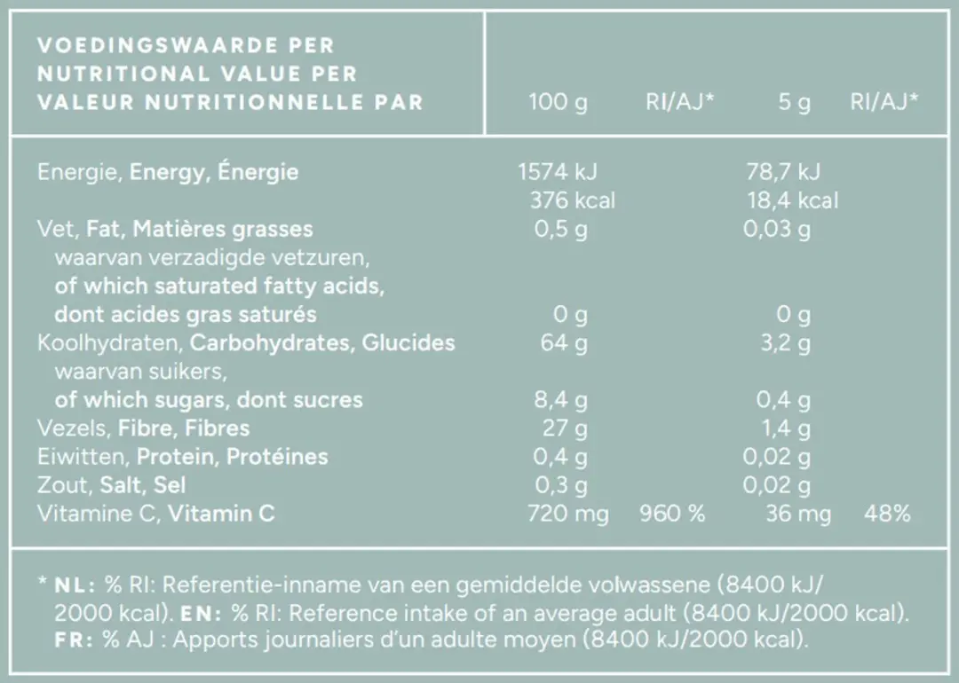 Mattisson Biologische Amla Berry Poeder 220g