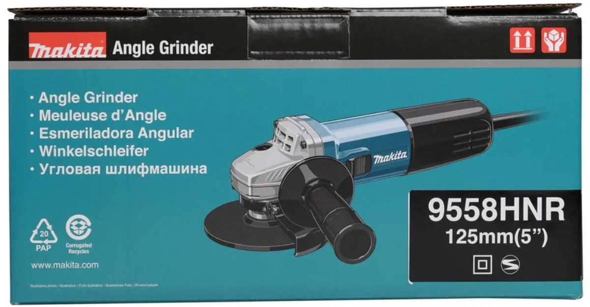 Makita 9557HNR Slijper 115mm - 840W - afbeelding 6 van 6