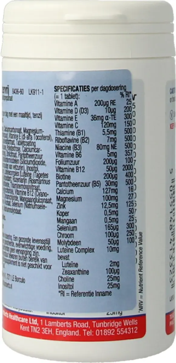 Lamberts Multi-guard IJzervrij 60 Tabletten