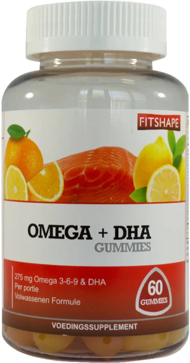Fitshape Omega DHA Gummies 60 Stuks