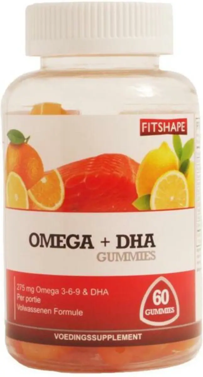 Fitshape Omega DHA Gummies 60 Stuks