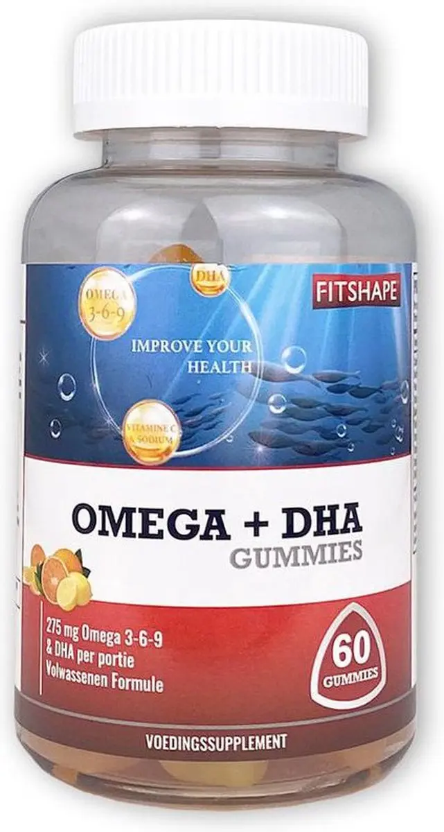 Fitshape Omega DHA Gummies 60 Stuks