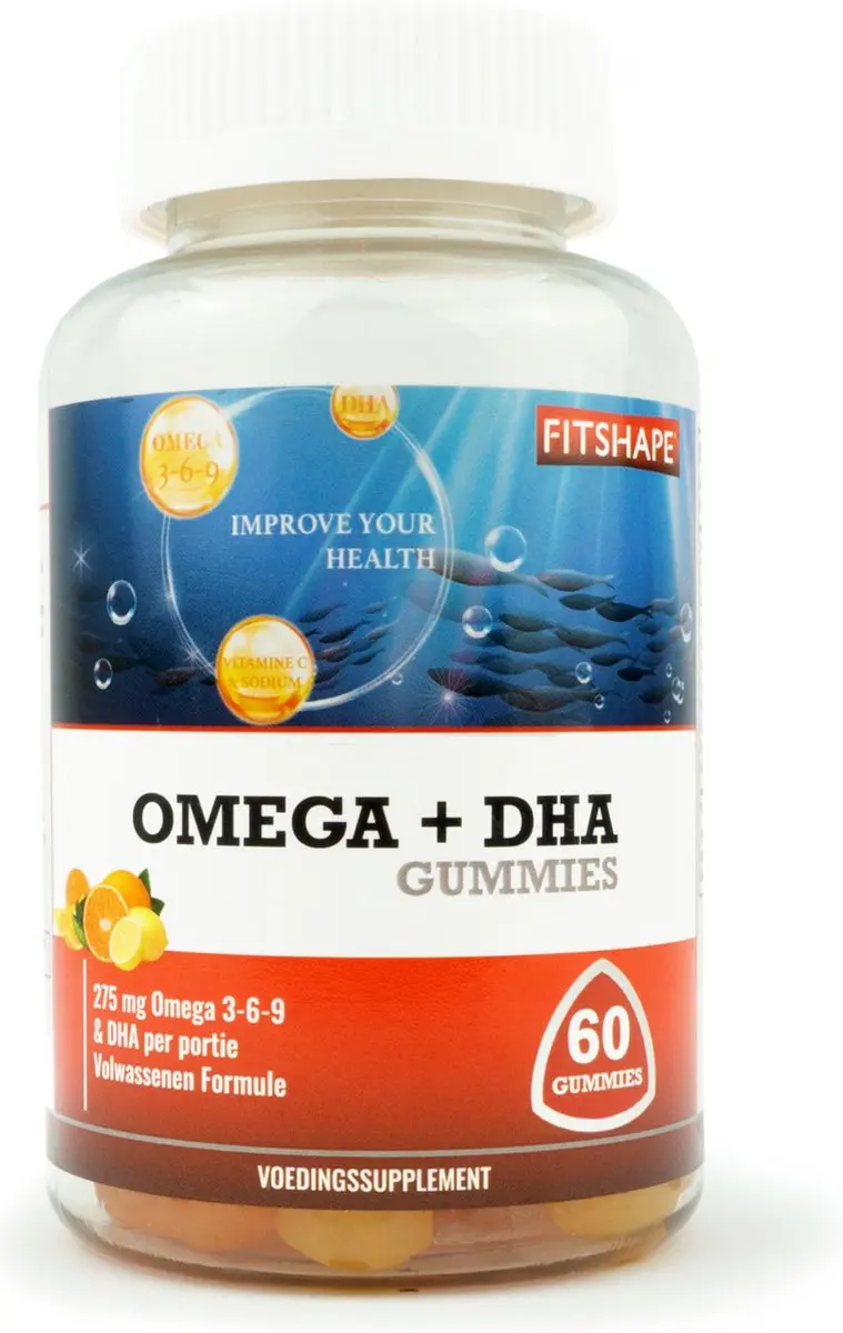 Fitshape Omega DHA Gummies 60 Stuks