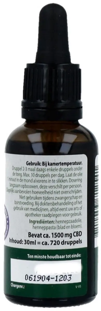 Jacob Hooy CBD Olie 5% 30ml