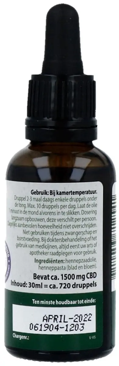 Jacob Hooy CBD Olie 5% 30ml