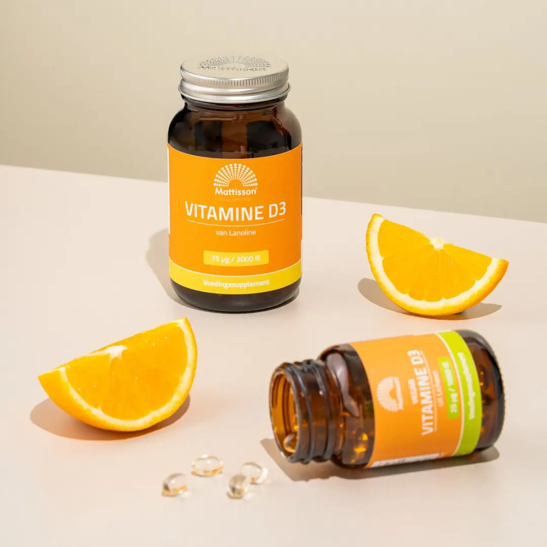 Mattisson Vitamine D3 75 mcg 3000 IE 240 Capsules