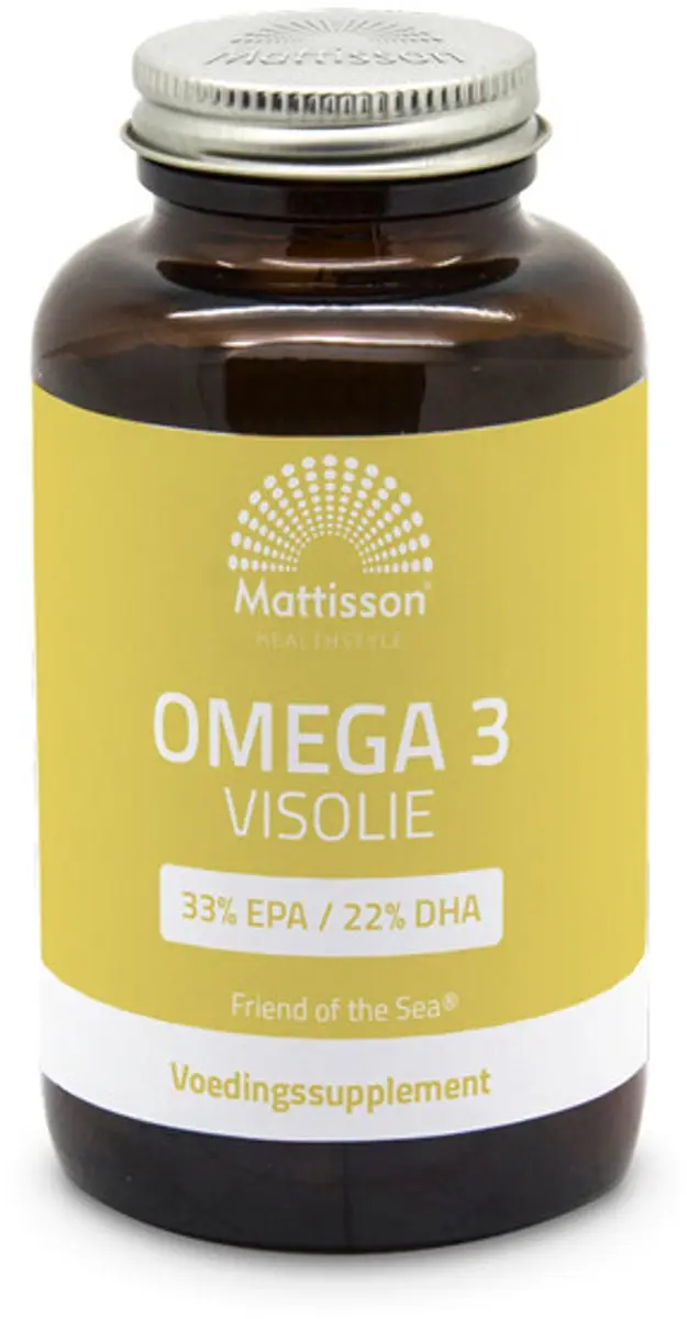 Mattisson Omega 3 Visolie 1000mg - 90 Capsules