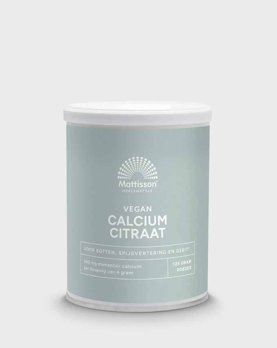 Mattisson Calcium Citraat Poeder 125g