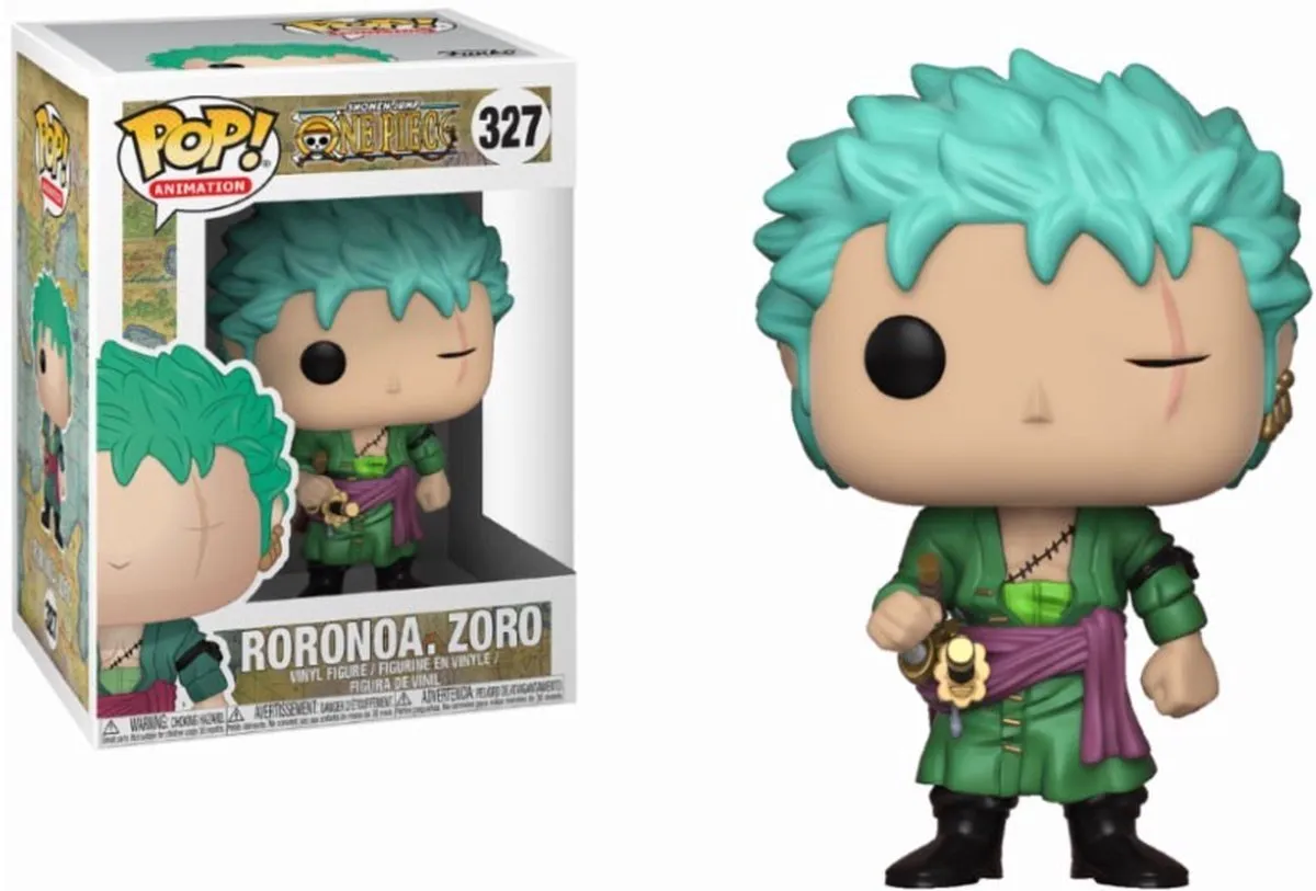 Funko One Piece Zoro POP! Vinyl Figure 9cm - Veelkleurig