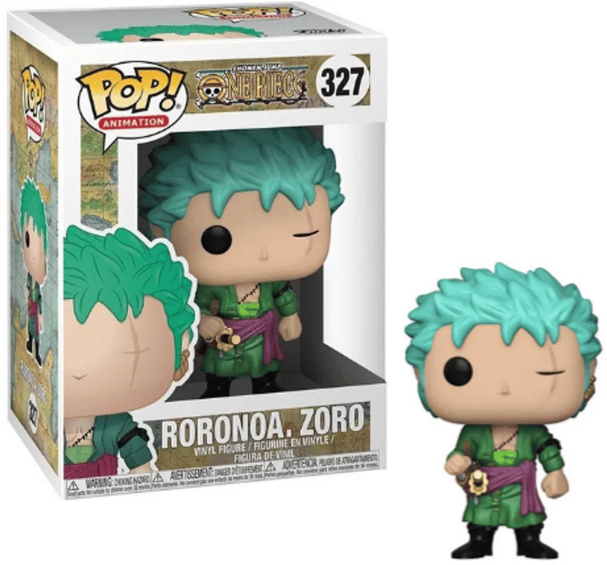Funko One Piece Zoro POP! Vinyl Figure 9cm - Veelkleurig