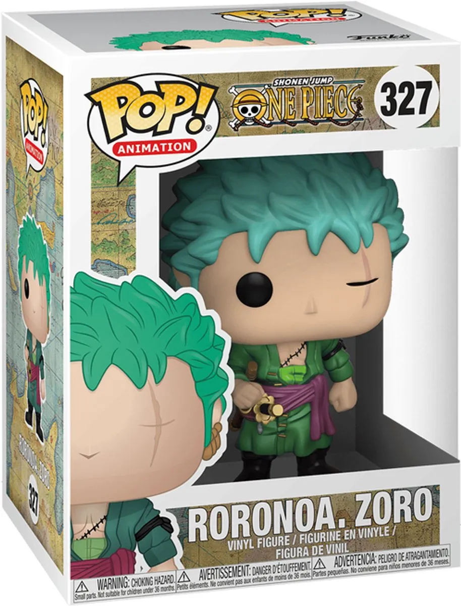 Funko One Piece Zoro POP! Vinyl Figure 9cm - Veelkleurig