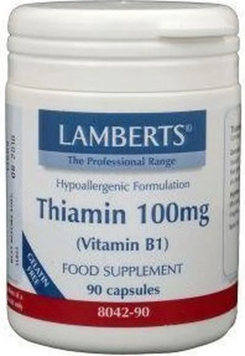 Lamberts Vitamine B1 100mg - 90 Stuks