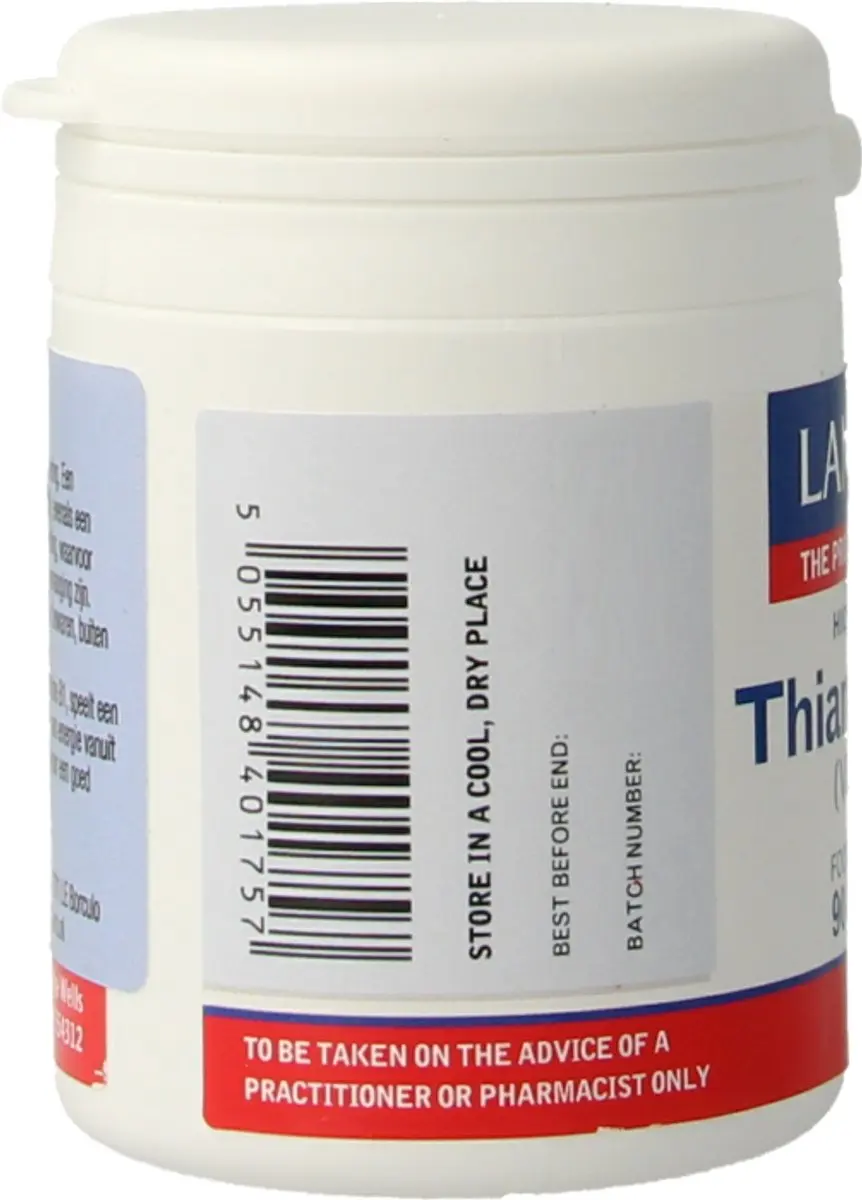 Lamberts Vitamine B1 100mg - 90 Stuks
