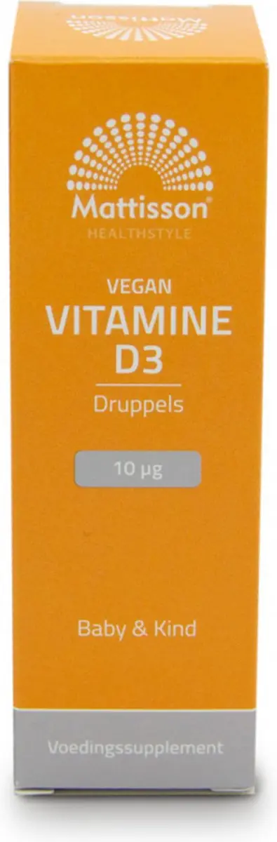 Mattisson Vegan Vitamine D3 Druppels 25ml