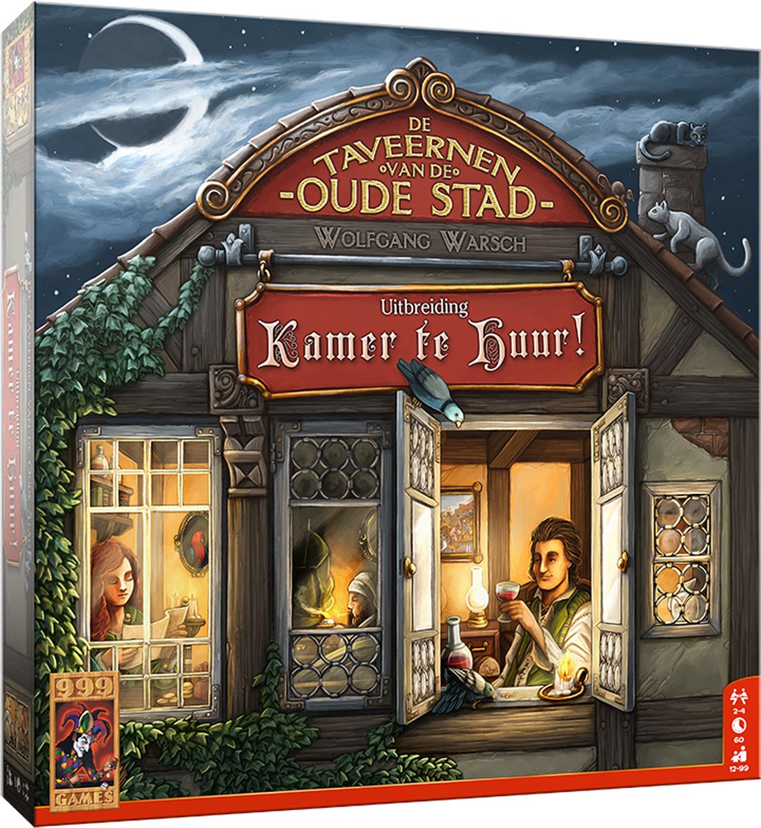 999 Games - De Taveernen van de Oude Stad: Kamer te Huur! - Uitbreiding - Bordspel