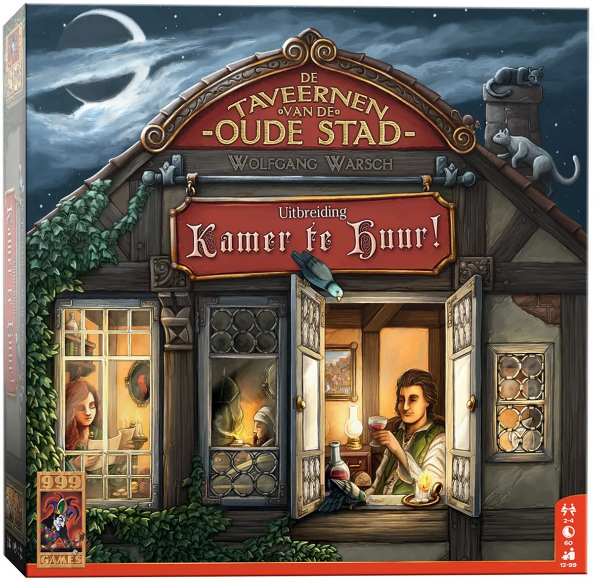 999 Games De Taveernen van de Oude Stad Kamer te Huur! Uitbreiding Bordspel - 2-4 Spelers