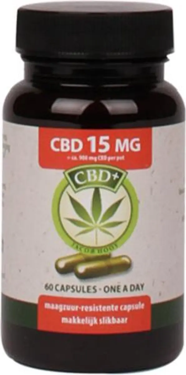 Jacob Hooy CBD Capsules 15mg - 60 Stuks