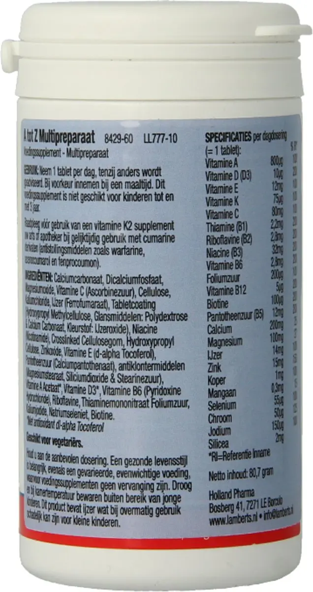 Lamberts A-Z Multi 60 Tabletten