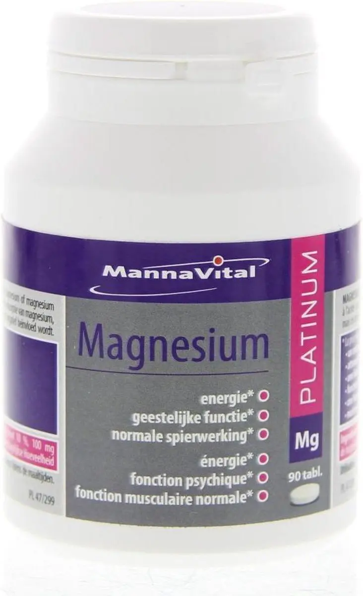 Mannavital Magnesium Platinum 90 tabletten
