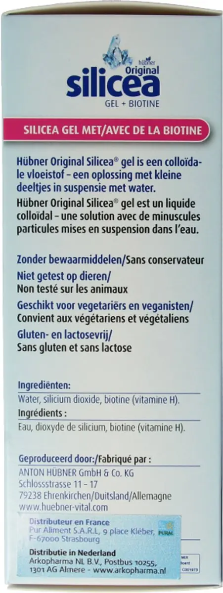 Hubner Silicea Bals Kiezgel 500ml