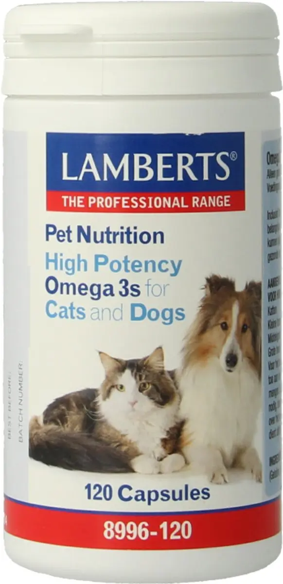 Lamberts Omega 3 Honden & Katten 120 Capsules