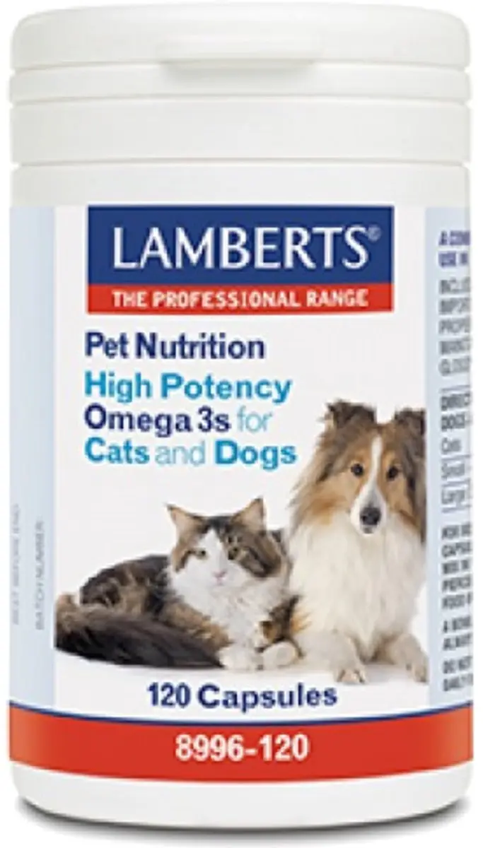 Lamberts Omega 3 Honden & Katten 120 Capsules