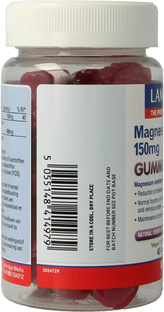 Lamberts Magnesiumcitraat Gummies 40 Stuks
