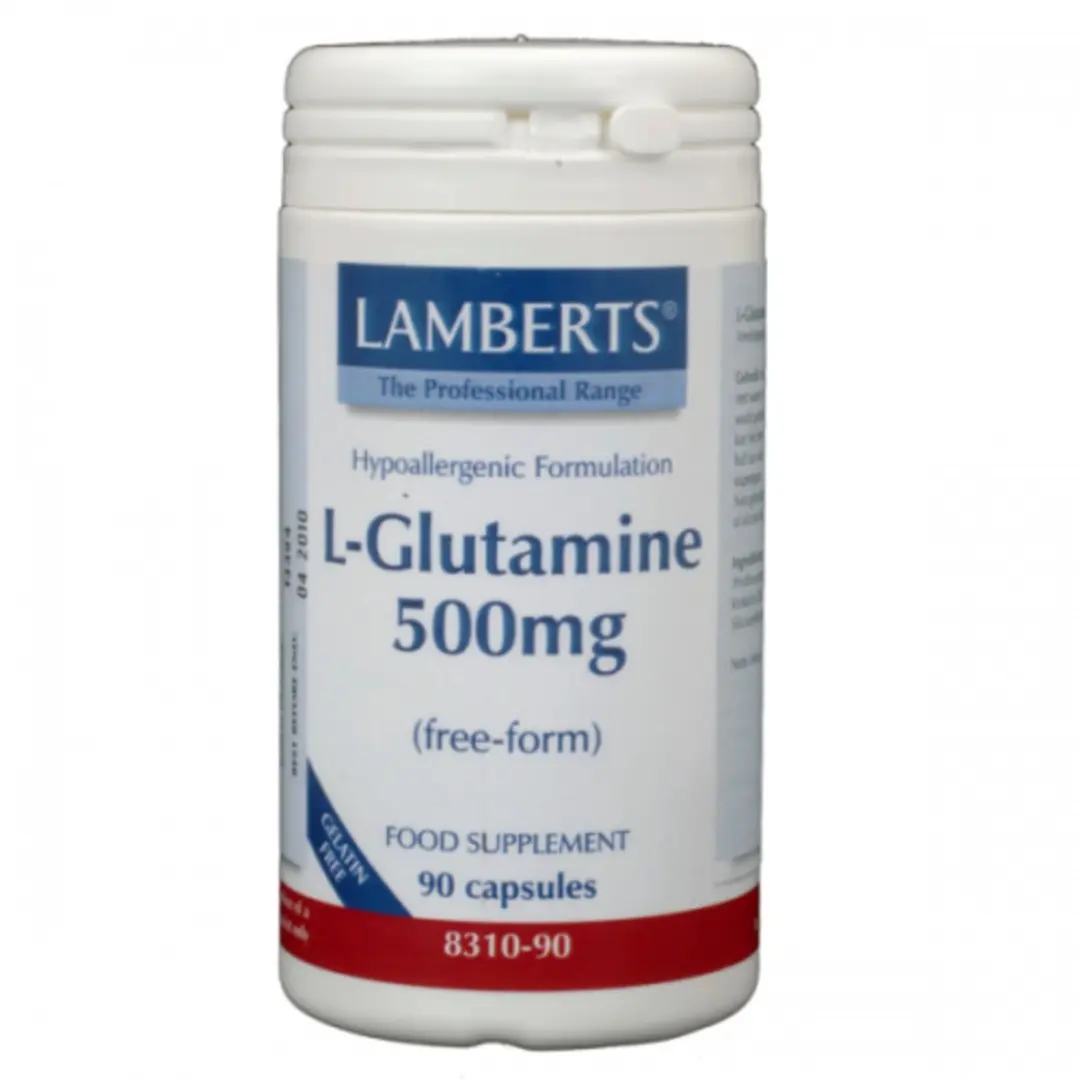 Lamberts L-Glutamine 500mg - 90 Capsules