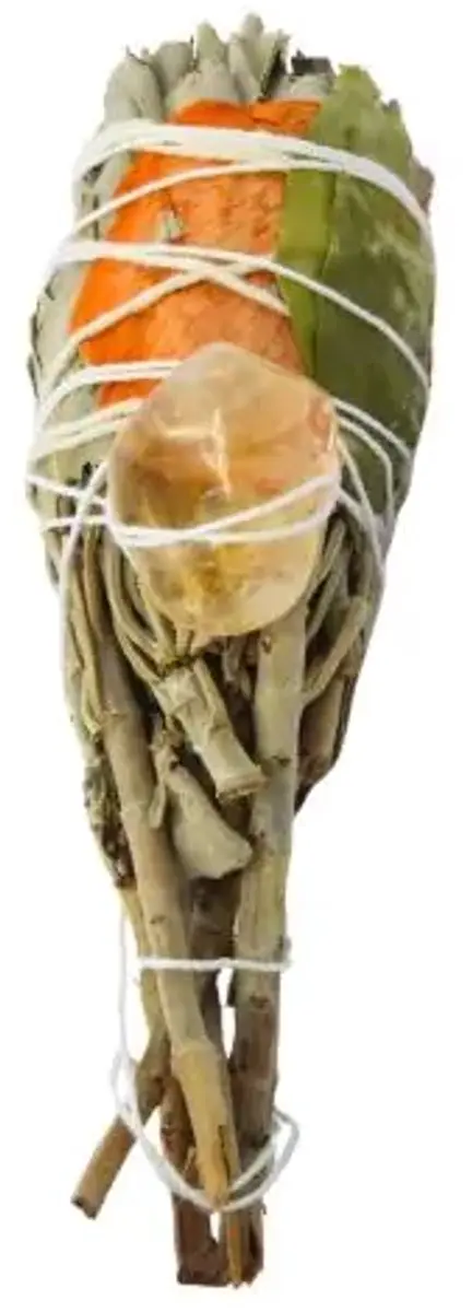 Green Tree Smudge Stick met Citrien - 1 Stuk