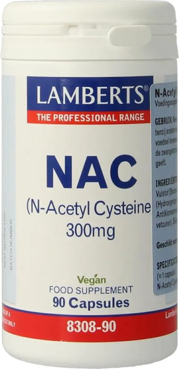 Lamberts N-acetylcysteïne 90 Capsules