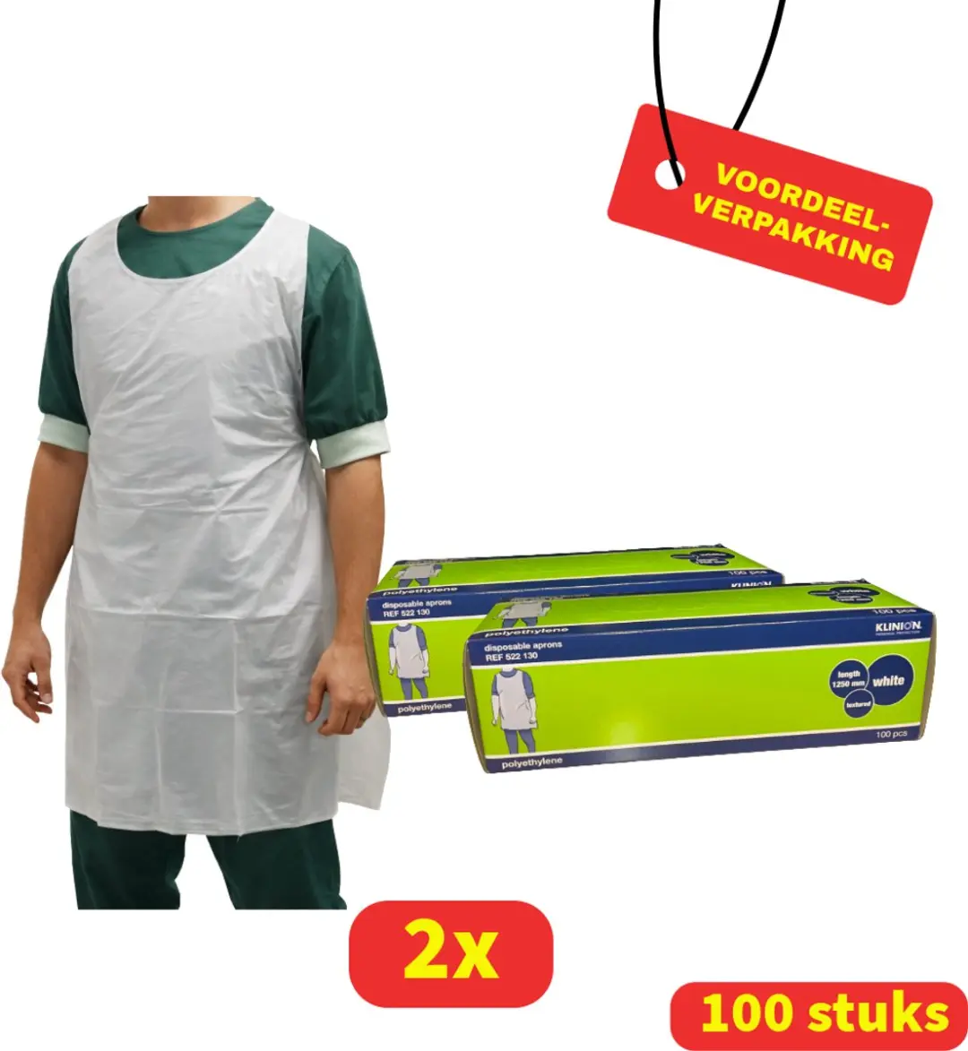 Klinion Plastic Schort 125cm
