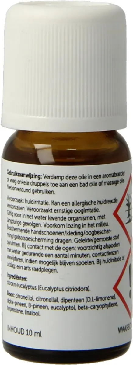 Jacob Hooy Eucalyptus Citroenolie 10ml - 10 Stuks