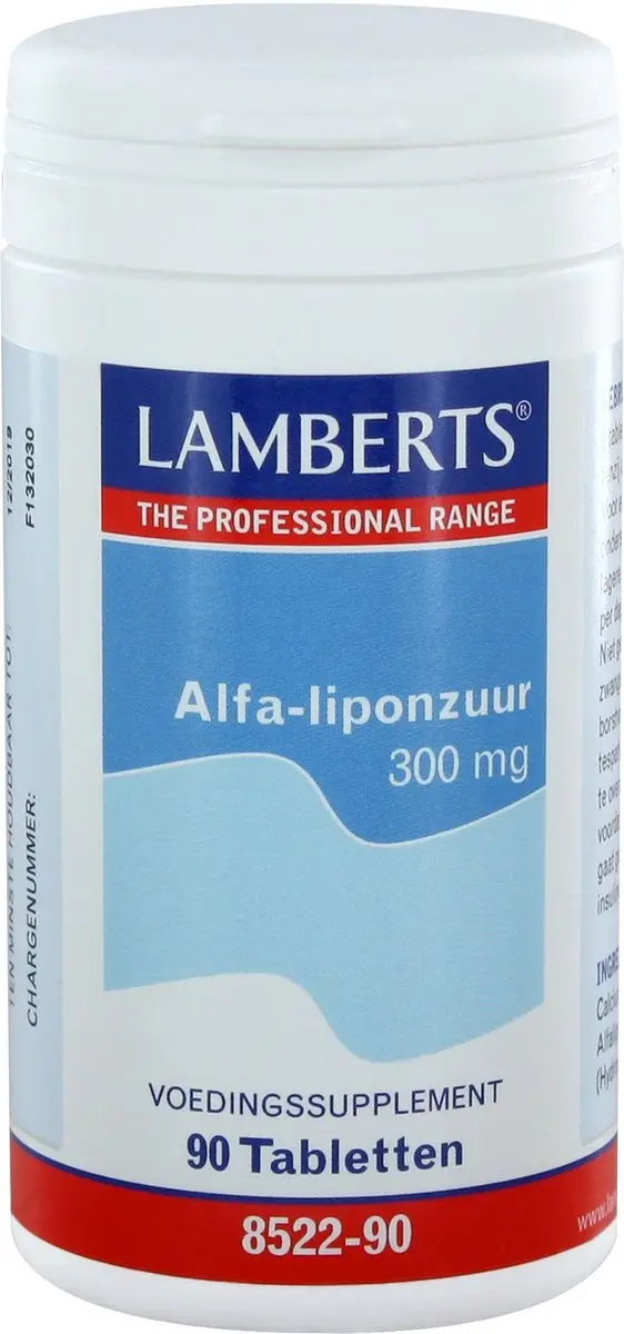 Lamberts Alfa Liponzuur 300mg 90 Tabletten