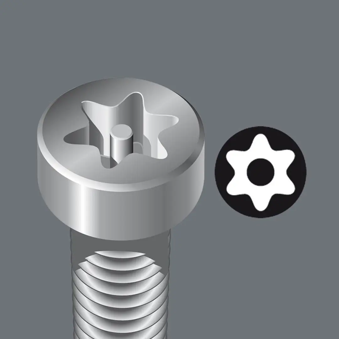 Wera TORX TX 9 194938259 Schroevendraaier - 9X60mm - Groen/Zwart