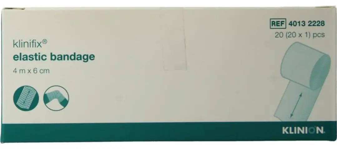 Klinion Klinifix Elastisch Fixatiewindsel 4m x 6cm - 20 Stuks - afbeelding 6 van 6