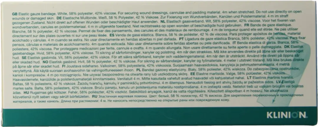 Klinion Klinifix Elastisch Fixatiewindsel 4m x 6cm - 20 Stuks