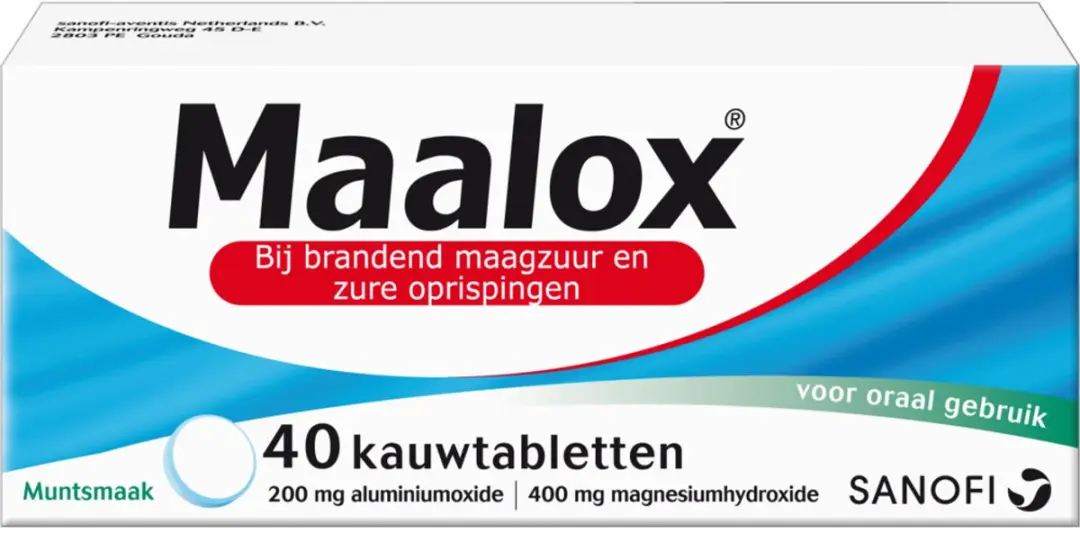 Maalox Kauwtabletten Muntsmaak