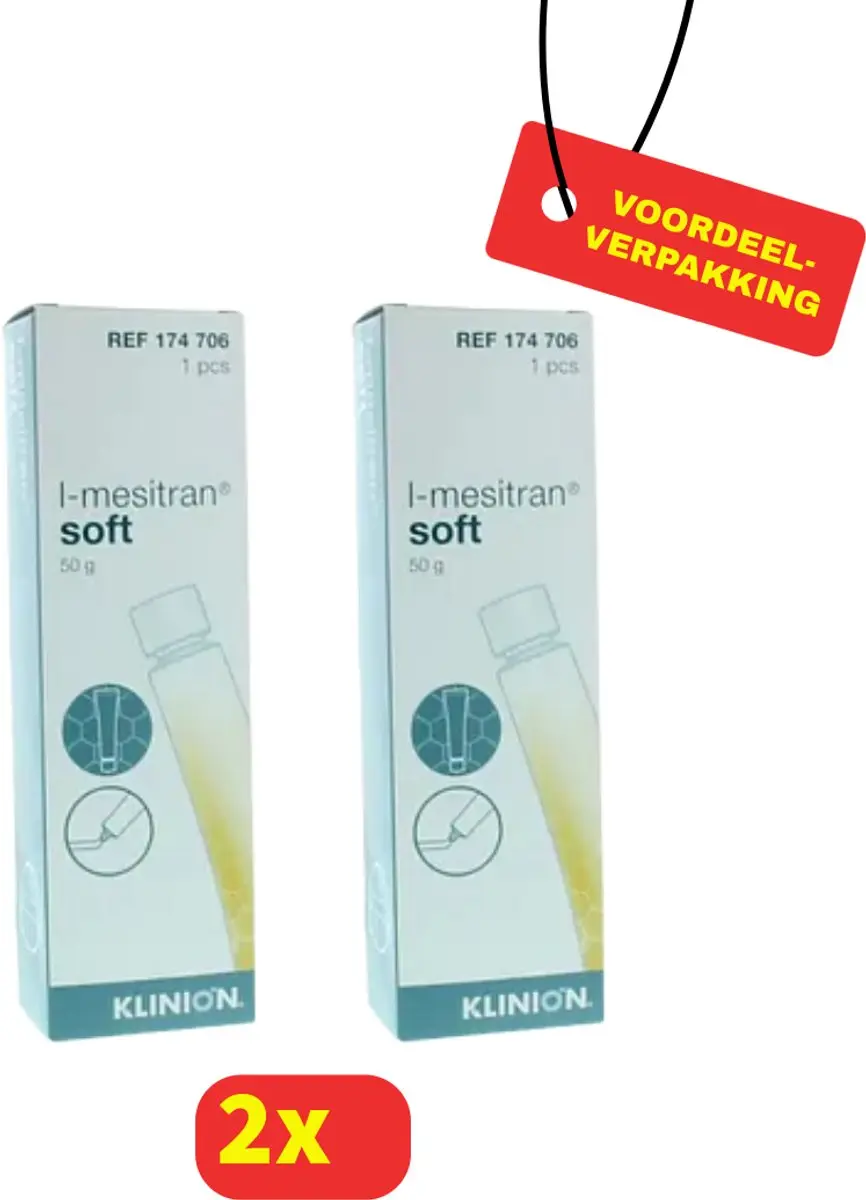 Klinion Mesitran Soft Antibact Wondgel 2x50g