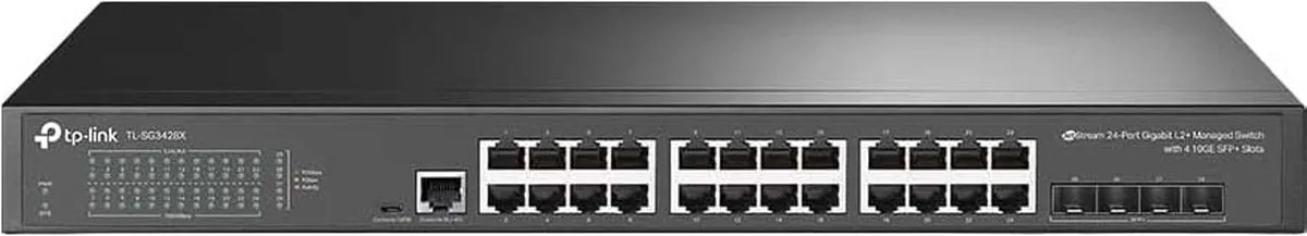 TP-Link Omada SG3428X-M2 Netwerkswitch - 28 Poorten - 200 Gbps